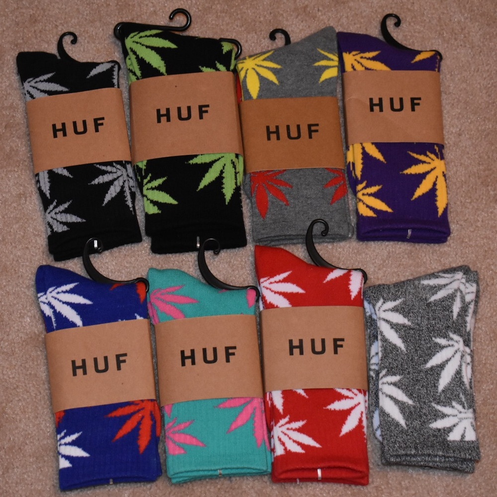 HUF Marijuana Socks [8 Pair]